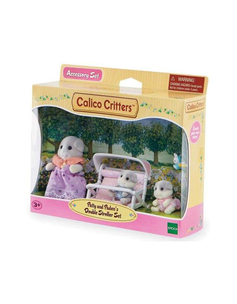 Calico Critters Calico Critters Patty and Paden's Double Stroller Set