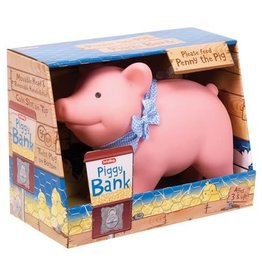 Schylling Toys Pretend Play "Penny the Pig" Piggy Bank