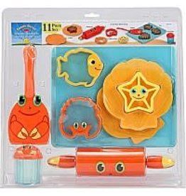 Melissa & Doug Outdoor Sunny Patch Seaside Sidekicks Sand Cookie Set