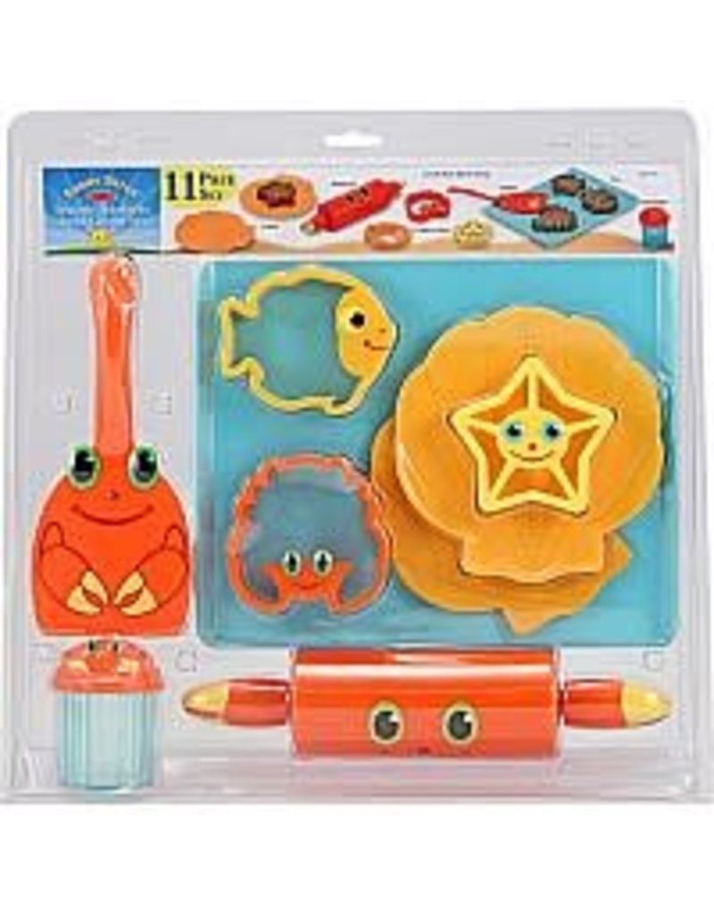 Melissa & Doug Outdoor Sunny Patch Seaside Sidekicks Sand Cookie Set