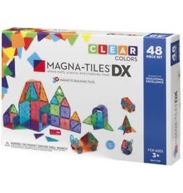 Valtech Co Magna-Tiles DX Clear Colors (48 Pieces)