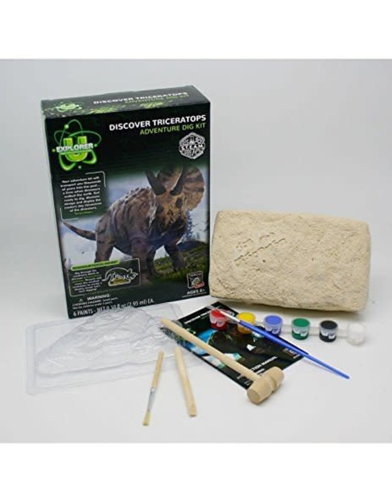 Scientific Explorer Dig Kit Discover Triceratops Adventure