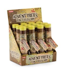 Schylling Toys Novelty Adventure Tin Telescope ( Sold Individually)