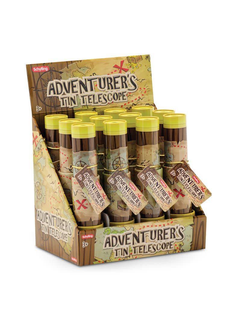 Schylling Toys Novelty Adventure Tin Telescope ( Sold Individually)