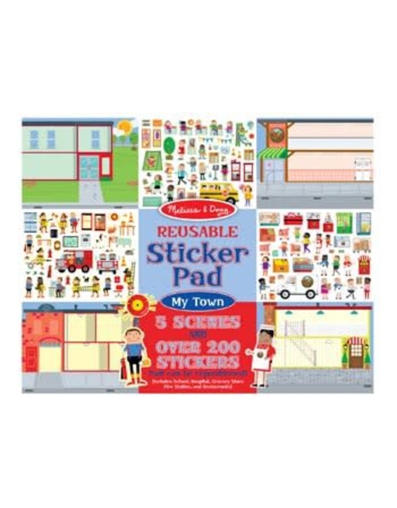 Melissa & Doug Art Supplies Sticker Pad - My Town