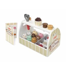 Melissa & Doug Pretend Food Scoop & Serve Ice Cream Counter