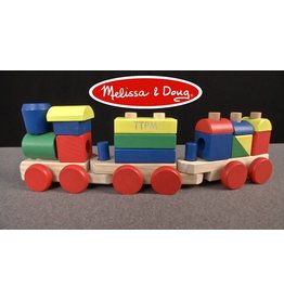 Melissa & Doug Wooden Classic Toy Stacking Train