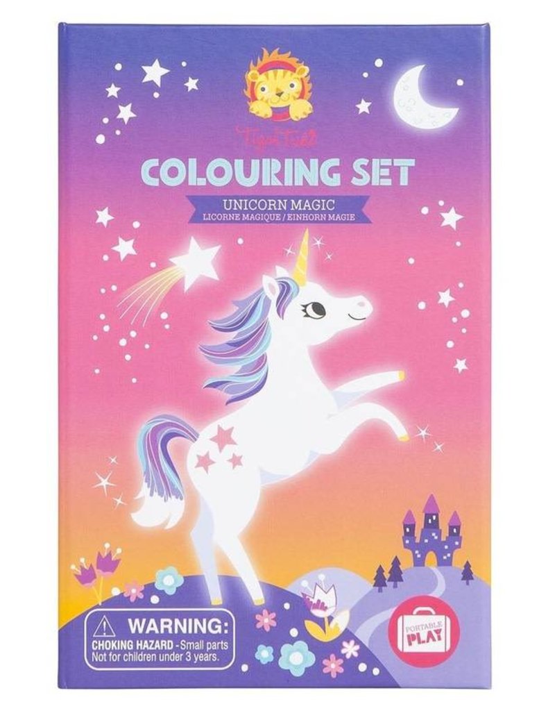 Tiger Tribe Artistic Tiger Tribe Colouring Set - Unicorn Magic