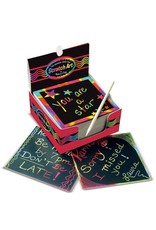 Melissa & Doug Craft Kit Rainbow Mini Scratch Art Notes Box of 125