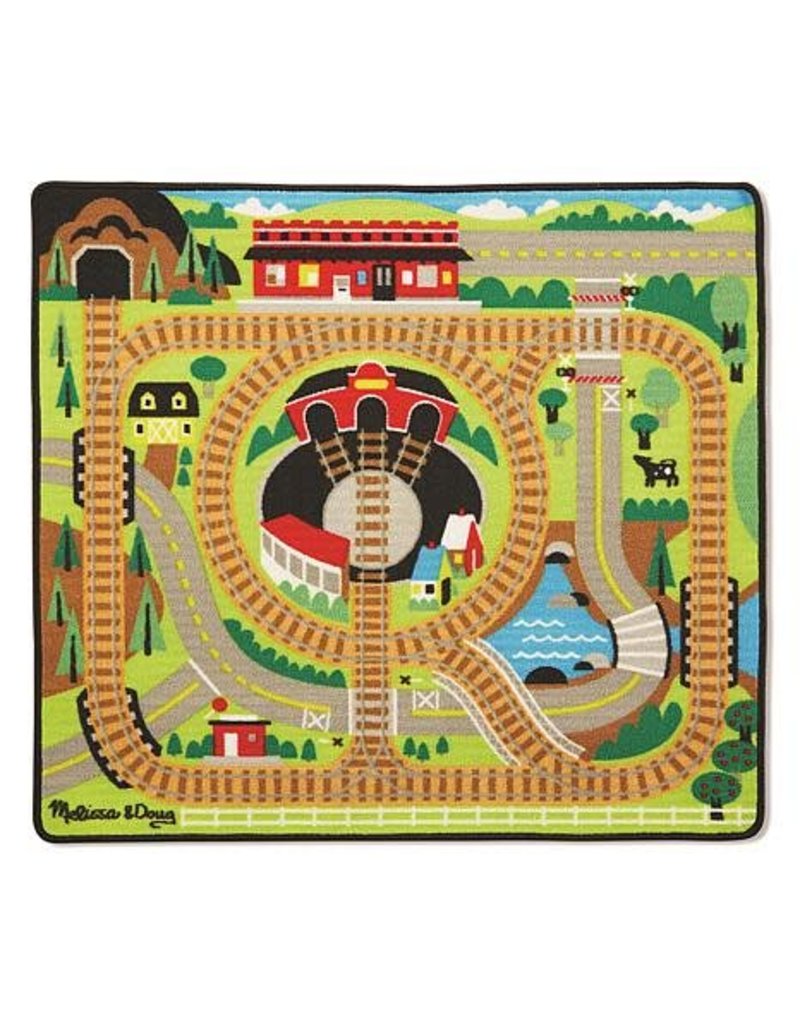 Melissa & Doug Rug - Round the Rails Train