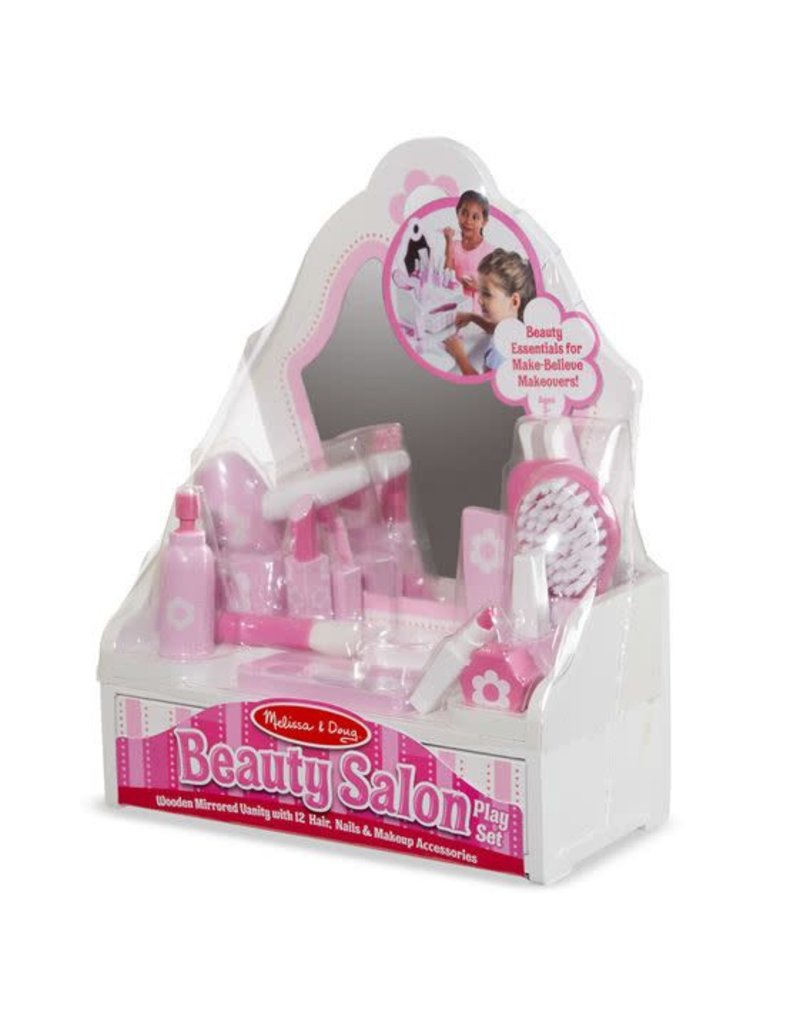 Melissa & Doug Wooden Vanity Beauty Salon Play Set