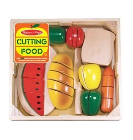 Melissa & Doug Pretend Food Wooden Cutting Foods