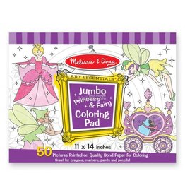 Melissa & Doug Art Supplies Coloring Jumbo Pad - Princess & Fairy