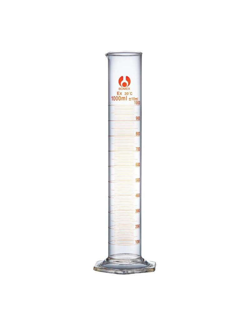 Bomex Scientific Labware Glass Graduated Cylinder 1000 mL