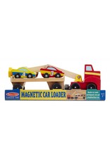 Melissa & Doug Wooden Magnetic Car Loader