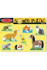 Melissa & Doug Pets Sound Puzzle - 8 Pieces
