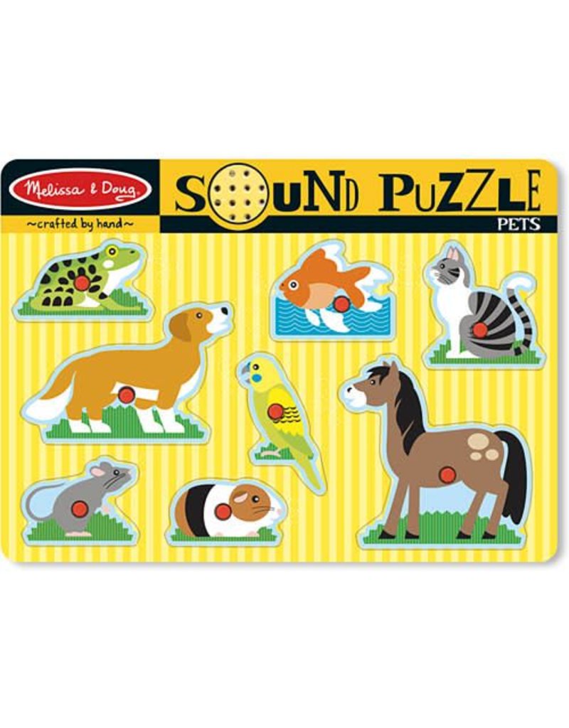 Melissa & Doug Pets Sound Puzzle - 8 Pieces