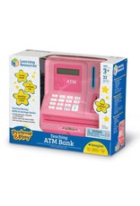 Learning Resources Pretend and Play Teaching ATM  Bank - Pink