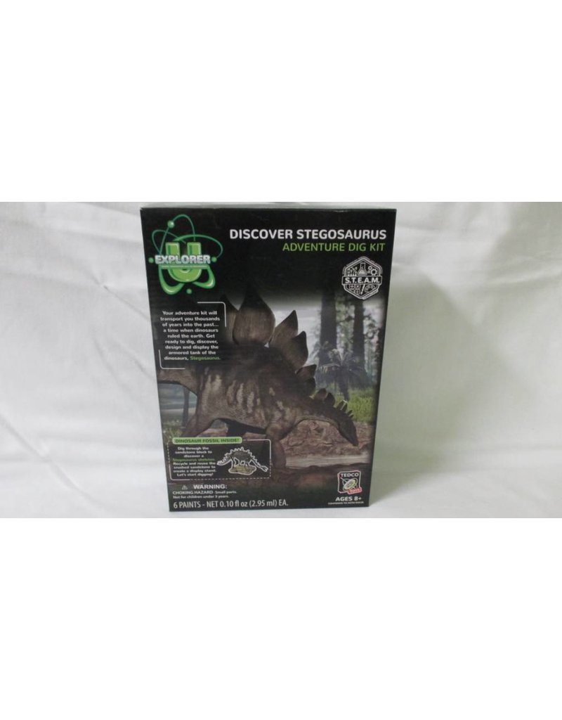 Tedco Toys Dig Kit Stegosaurus Discover