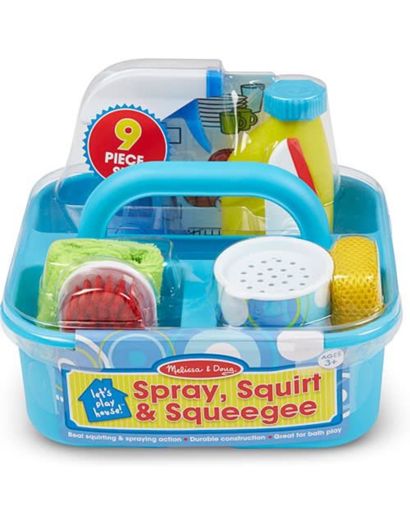 Melissa & Doug Pretend Play Let's Play House! Spray, Squirt & Squeegee Play Set