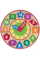 Melissa & Doug Wooden Shape Sorting Clock