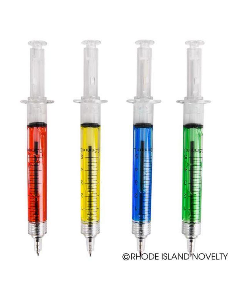 Rhode Island Novelty Novelty Syringe Pen (Colors Vary; Sold Individually)