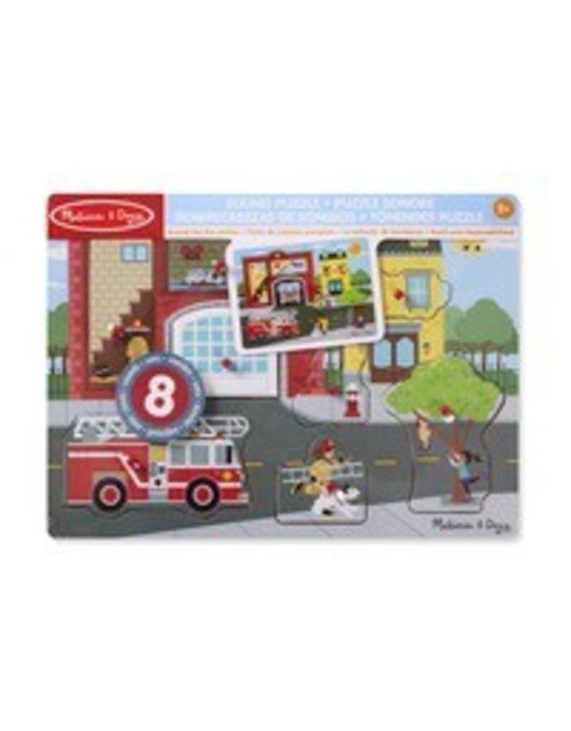 Melissa & Doug Sound Puzzle - Around the Fire Station