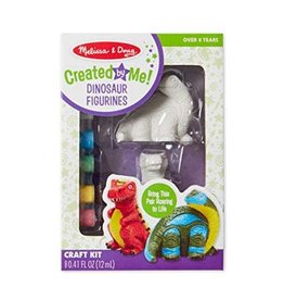 Melissa & Doug Craft Kit Created By Me! Dinosaur Figurines