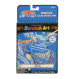 Melissa & Doug Art Supplies On-the-Go Scratch Art Vehicles