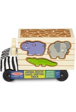 Melissa & Doug Wooden Safari Animal Rescue Truck