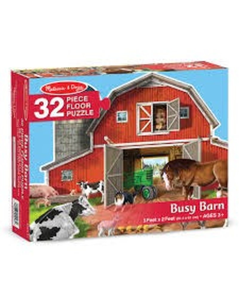 Melissa & Doug Floor Puzzle Busy Barn - 32 piece