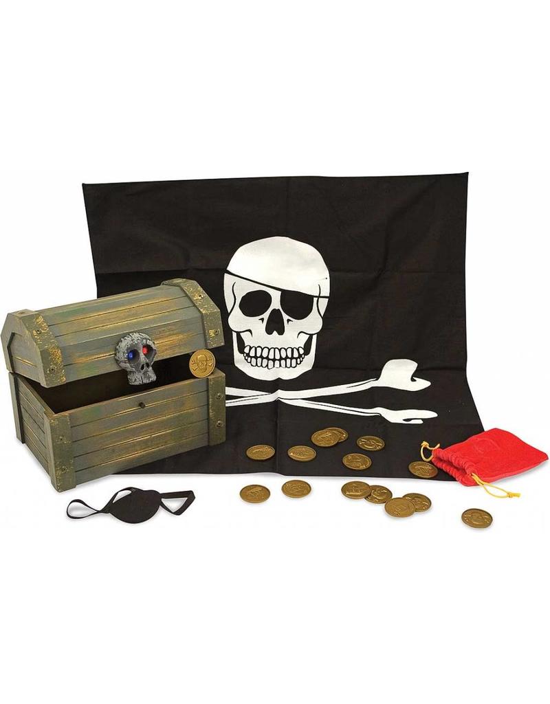 Melissa & Doug Wooden Pirate Chest