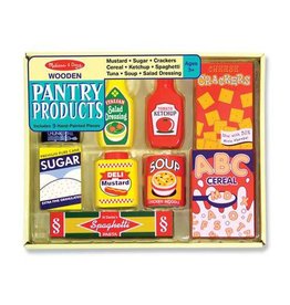 Melissa & Doug Pretend Food Wooden Pantry Products