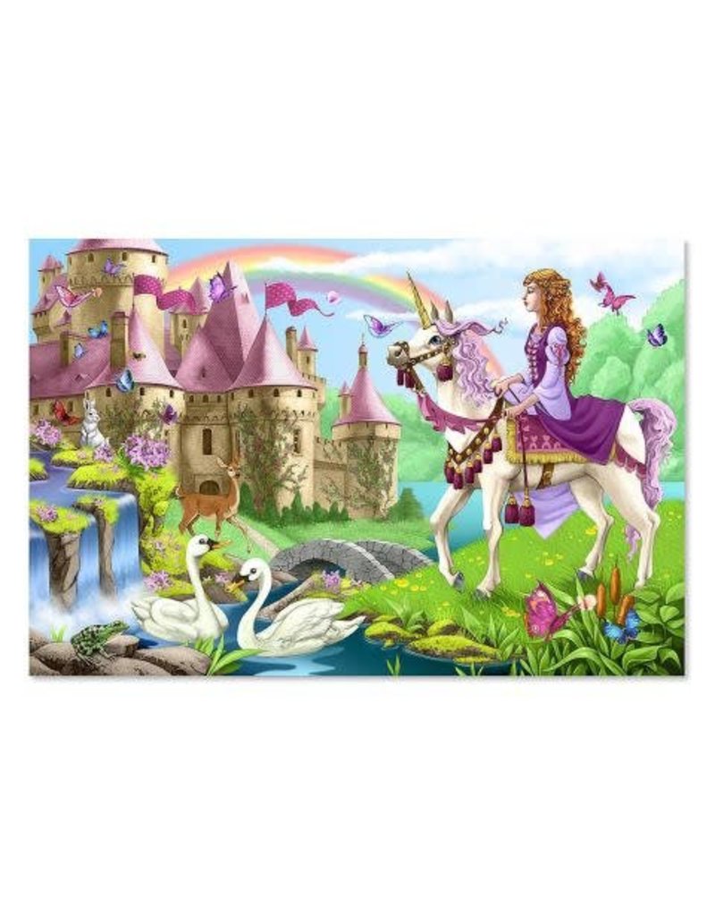 Melissa & Doug Floor Puzzle Fairy Tale Castle - 48 Piece