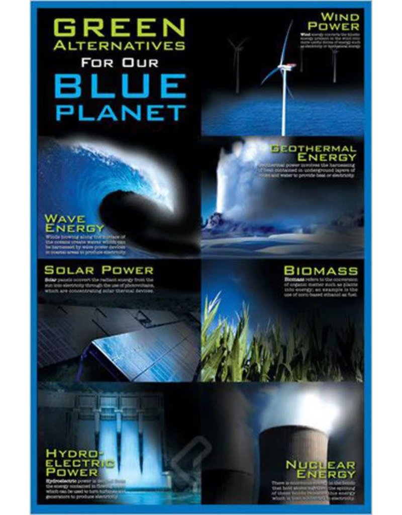 Safari Ltd. Poster Green Alternatives / Blue Planet