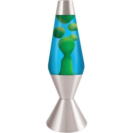 16.3'' LAVA® Lamp Yellow/Blue/Silver
