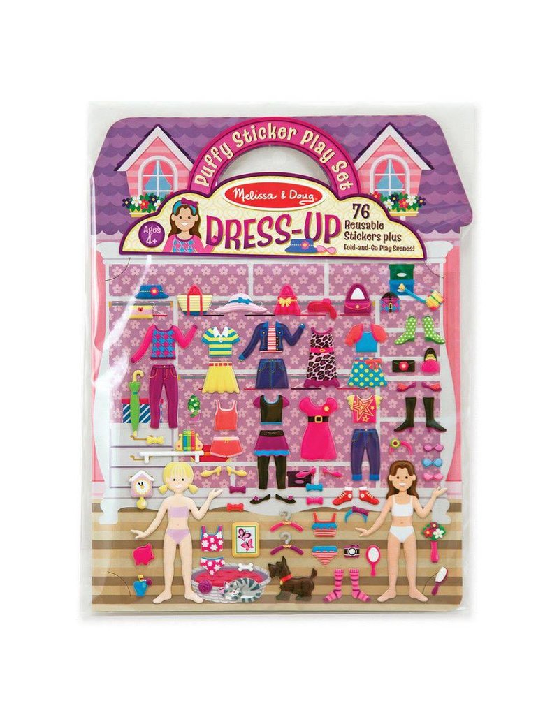 Melissa & Doug Art Supplies Puffy Sticker Play Set Dress-Up