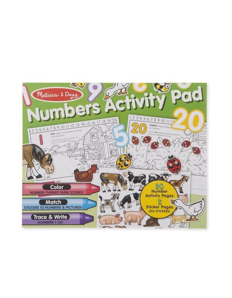 Melissa & Doug Art Supplies Activity Pad - Numbers