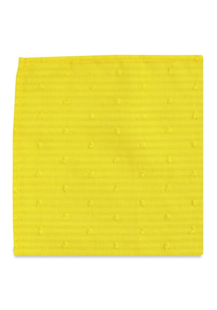 The Daffodil Yellow Pocket Square