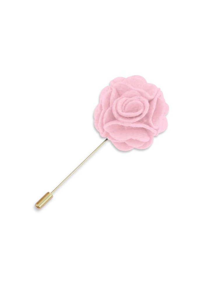 Light Pink Floral Lapel Pin