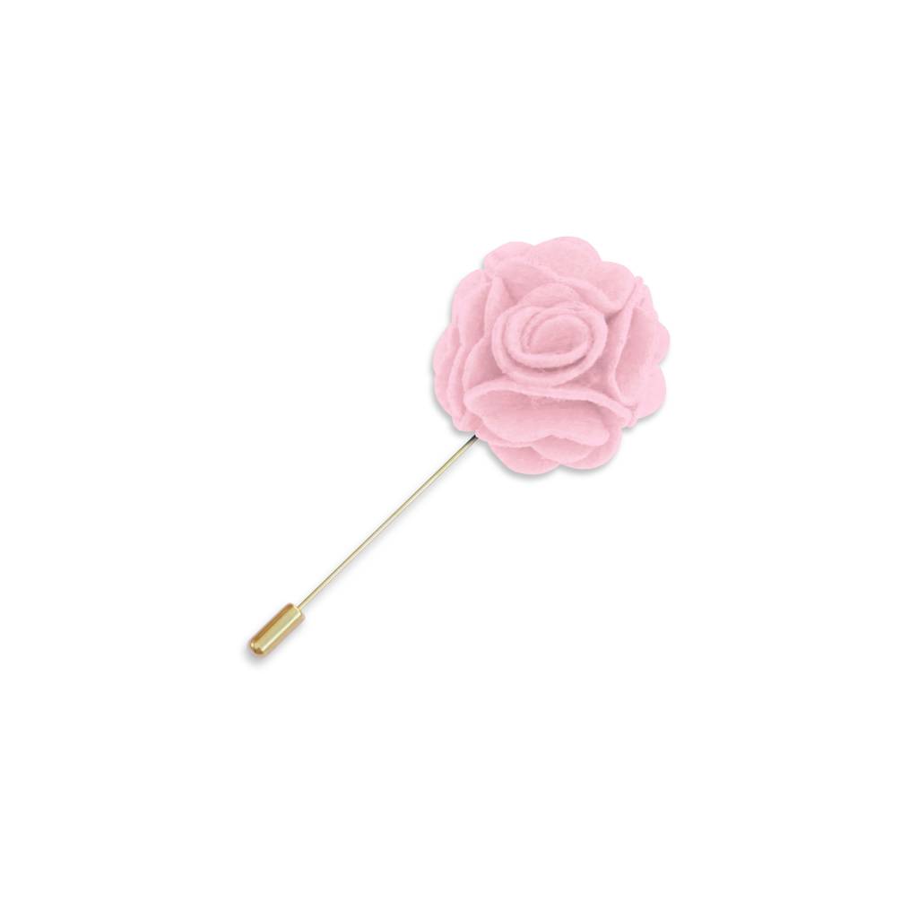 Light Pink Lapel Flower Pin – GentlemanJoe