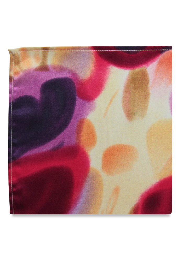 The Amber Abstract Pocket Square