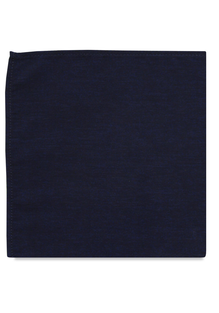 The Nate Midnight Blue Pocket Square