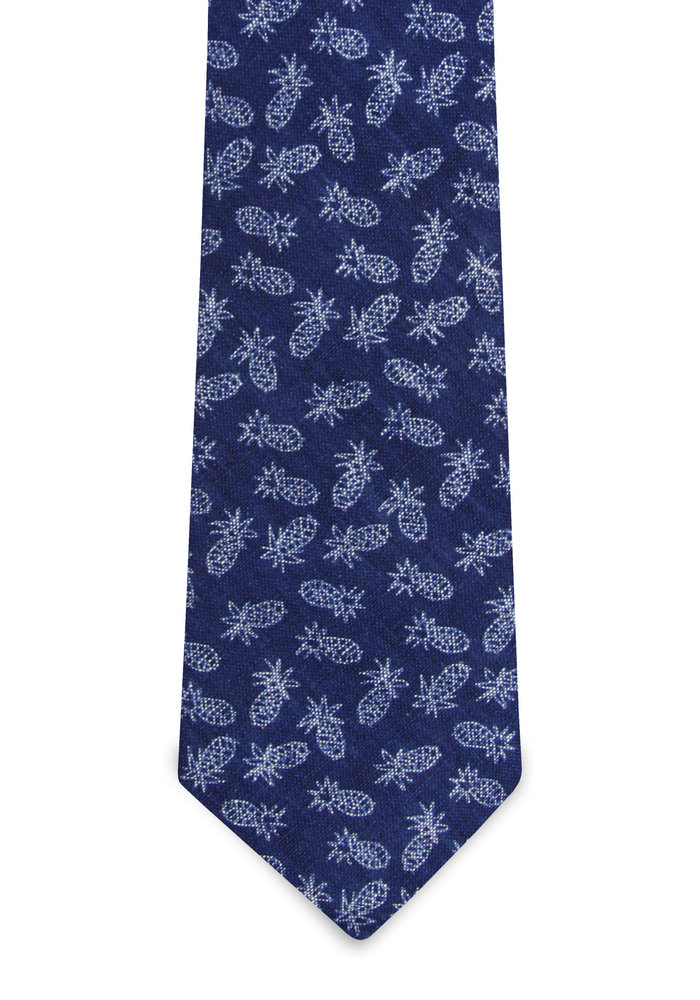 The Marco Blue Pineappe Tie