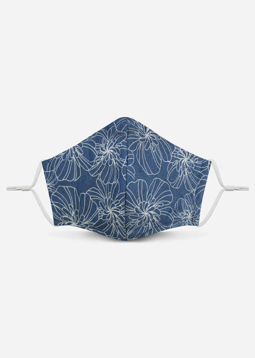 2.0 Unity Mask w/ Filter Pocket (Chambray/Floral)