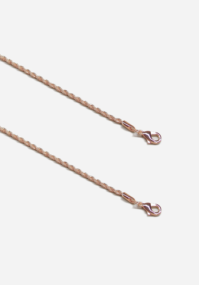 Face Mask - Rose Gold Chain