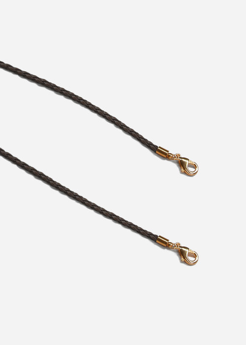 Dark Brown  Leather Sunglasses Cord