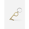 No Touch Brass Key Chain