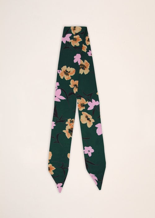By PSC - Green Floral Scarf