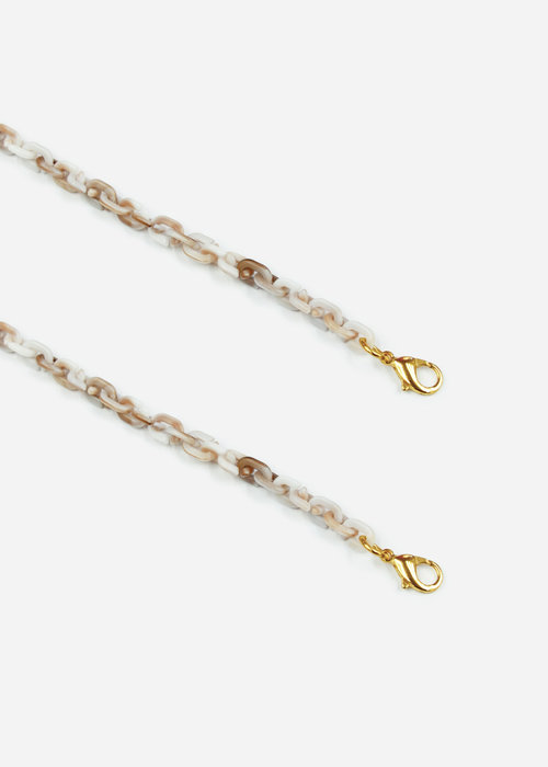 Taupe Acrylic Sunglasses Chain